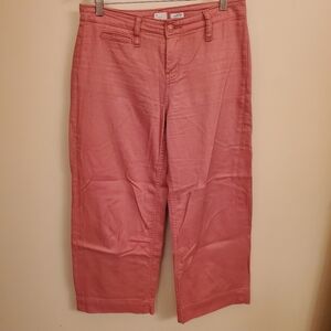A NEW DAY Coral Cropped Pants SIZE 2